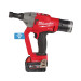 Заклепочник аккумуляторный для вытяжных заклепок MILWAUKEE M18 ONEFLT-502X, (Ø4,8-6,4мм)(ЗУ+3акХ5)