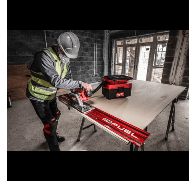 Пила дисковая погружная аккумуляторная бесщеточная MILWAUKEE M18 FPS55-0P Ø165мм (каркас+PACKOUT)