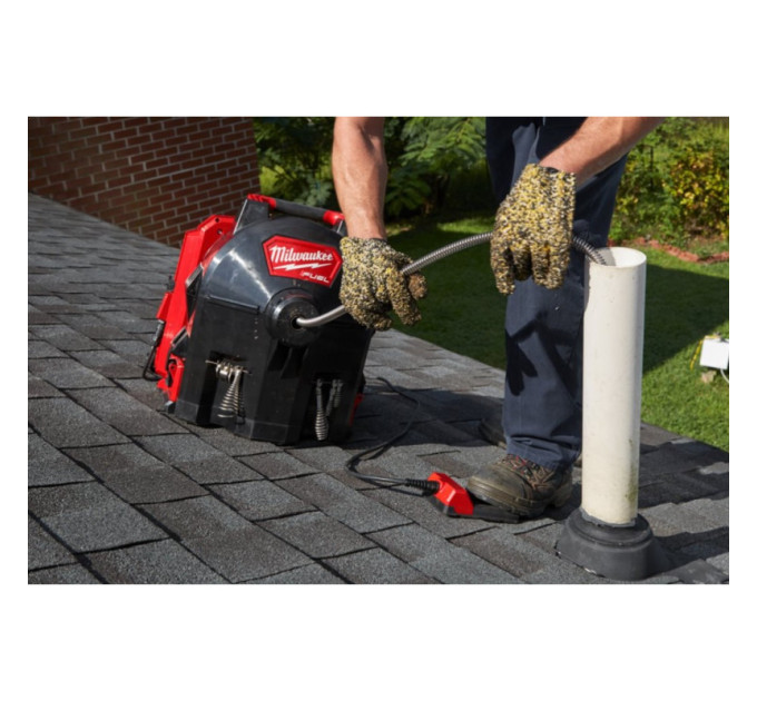 Машина прочистная аккумуляторная ранцевая MILWAUKEE M18 FFSDC10-0 трос 10мм (каркас)