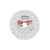 Диск пильный по дереву PFTE MILWAUKEE, Ø190х30х1,8мм, 24 зуб.