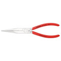 Круглогубцы плоские с режущими кромками Ø3,2мм, 200мм KNIPEX 26 13 200, хромированные
