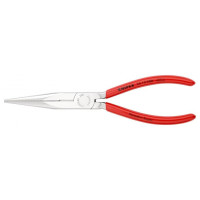 Круглогубцы плоские с режущими кромками Ø3,2мм, 200мм KNIPEX 26 13 200, хромированные