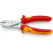 Кусачки боковые (бокорезы) особой мощности, Ø3,8мм, 180мм VDE KNIPEX 74 06 180 SB, хромированные