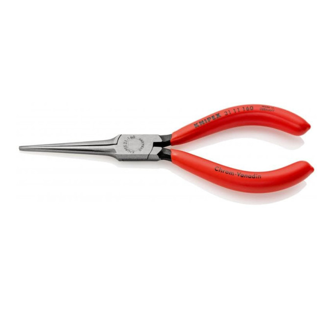 Длинногубцы (острогубцы) захватные для точных работ, 160мм KNIPEX 31 11 160, фосфатированные