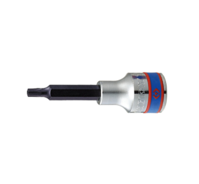 Бита в головке TORX 1/2" Т20 L=80мм с отверстием