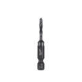 Сверло-метчик 1/4 Hex комбинированное 3-в-1 HSS-G MILWAUKEE, M4x52мм