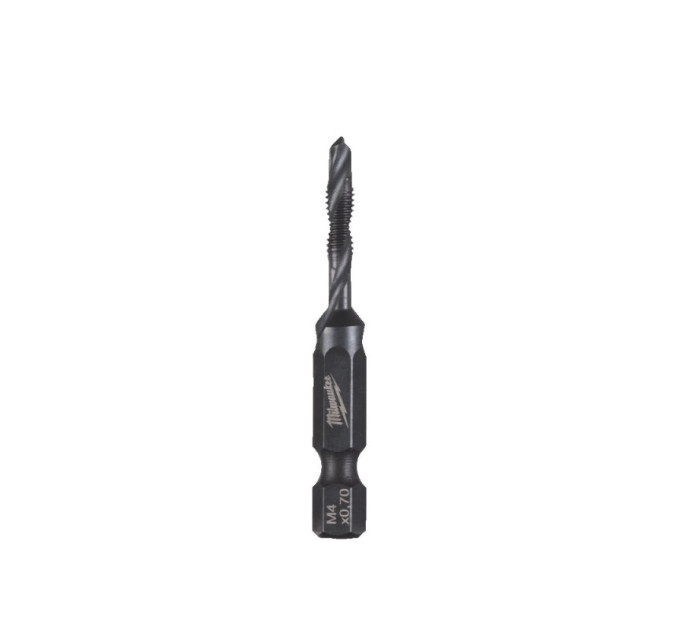 Сверло-метчик 1/4 Hex комбинированное 3-в-1 HSS-G MILWAUKEE, M4x52мм