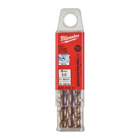 Сверло по металлу HSS-Co MILWAUKEE, DIN338, Ø5,0х86х52мм, (10шт)