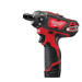 Шуруповерт акумуляторний MILWAUKEE M12 BD-202C (30Нм) (ЗУ+2акк.Х2Ач+кейс)