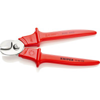 Ножницы для резки кабелей, Ø15мм / 50мм², 230мм VDE KNIPEX 95 06 230 SB, хромированные