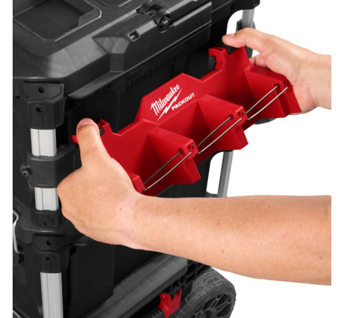 Держатели боковые для кейсов PACKOUT™ MILWAUKEE (2шт) для уровней