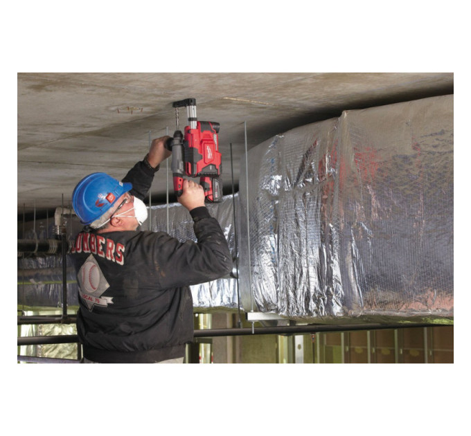 Пылесос аккумуляторный универсальный для перфораторов MILWAUKEE M12 DE-201X (ЗУ+1акк.Х2Ач+HDкейс)