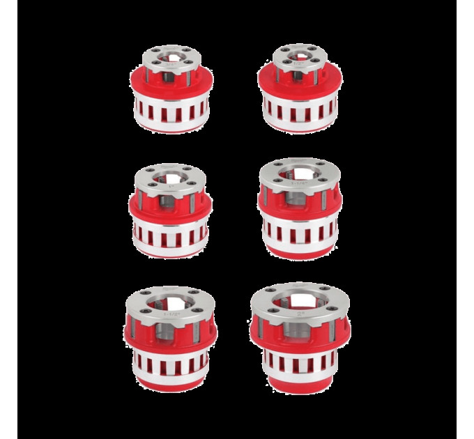 Набор плашек для резьбонарезного инструмента FPT2HK BSPT Alloy (для FPT2) (6шт), PACKOUT