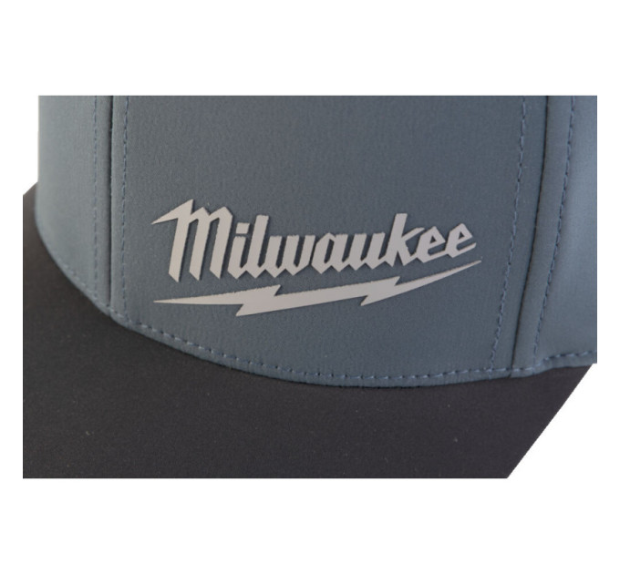 Бейсболка PERFORMANCE MILWAUKEE BCP BLU, дышащая, синяя, L/XL