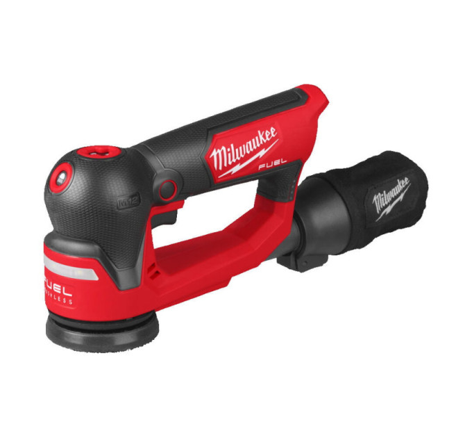 Шлифмашина эксцентриковая аккумуляторная MILWAUKEE M12 FSDR75-0B, Ø75мм (каркас)