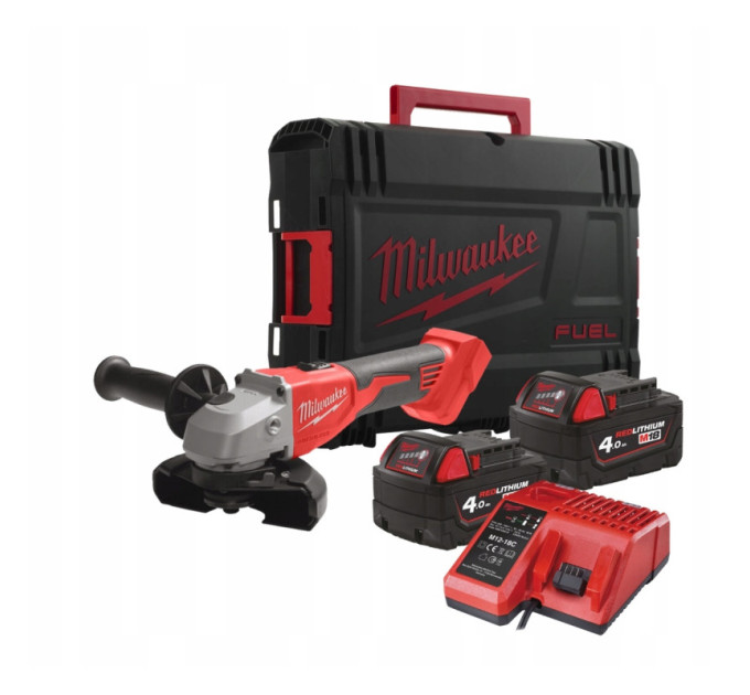 Шлифмашина угловая - болгарка аккумуляторная бесщёточная MILWAUKEE Ø125мм M18 BLSAG125X-402X