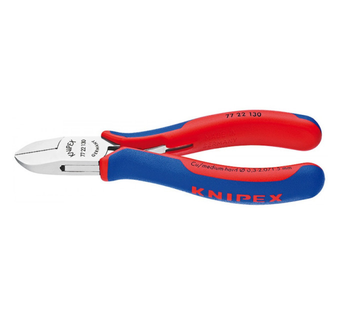 Кусачки бокові для електроніки KNIPEX 77 22 130