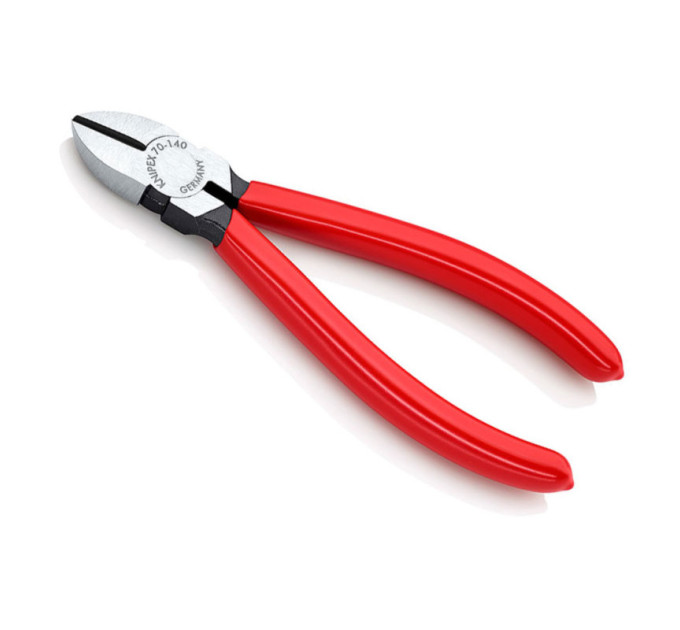 Кусачки боковые (бокорезы), Ø4,0мм, 140мм KNIPEX 70 01 140, фосфатированные