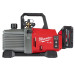 Насос вакуумний акумуляторний бесщёточный MILWAUKEE, M18 FVP5-801 (ЗУ+1Х 8Ач+масло+адаптор) FORGE™