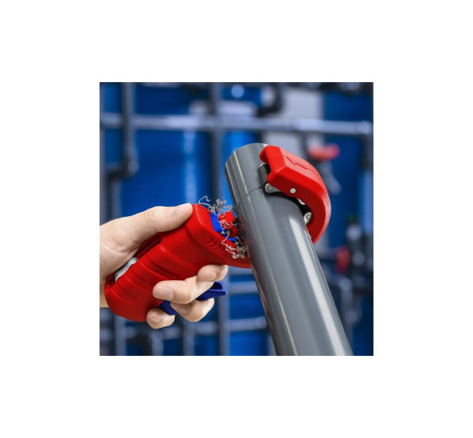 Труборез для пластиковых труб до 50мм (PVC, PP, PE) KNIPEX DPT50