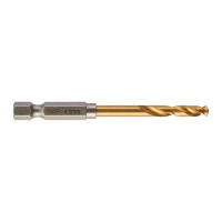 Свердло по металу RedHEX SHOCKWAVE™ HSS-TiN MILWAUKEE, Ø4,5х76х29мм
