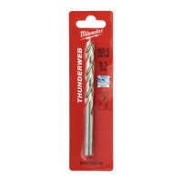Сверло по металлу THUNDERWEB HSS-G MILWAUKEE, DIN338, Ø9,5x125х81мм