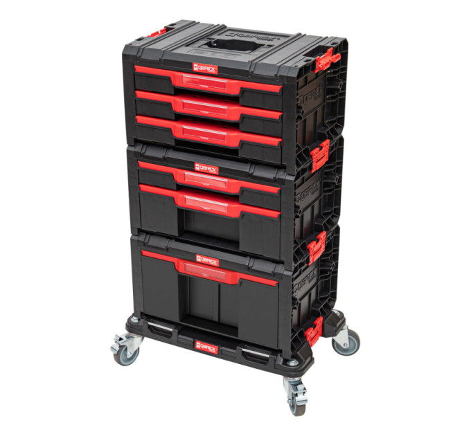 Набор ящиков QBRICK SYSTEM PRO DRAWER WORKSHOP SET 5 2.0 мобильный шкаф (525x345x885мм)
