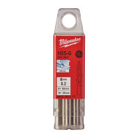 Свердло по металу HSS-G MILWAUKEE DIN1897, Ø5,2х62х26мм, коротке, (10шт)