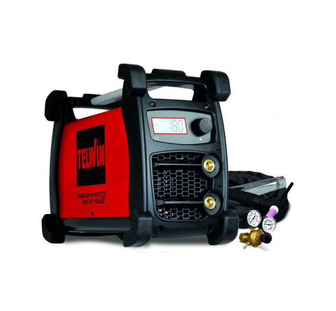 Сварочный инверторный аппарат аргонно-дугово Telwin ADVANCE 227 XT MV/PFC VRD 100-240V ACC.