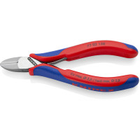 Кусачки боковые (бокорезы) для электроники, Ø2,0мм, 130мм KNIPEX 77 02 130 SB, хромированные