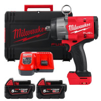 Гайковерт аккумуляторный бесщеточный MILWAUKEE 1/2'' (1491Нм) M18 FHIW2P12-502X,с пином(ЗУ+2Х5+кейс)