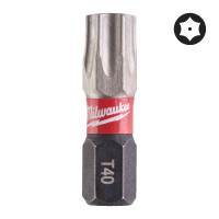 Біта SHOCKWAVE MILWAUKEE, TX BO40, 25мм, (2шт) Біта SHOCKWAVE MILWAUKEE, TX BO40, 25мм, (2шт)