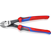 Кусачки боковые (бокорезы) особой мощности, 12°, Ø4,6мм, 250мм KNIPEX 74 22 250, фосфатированные