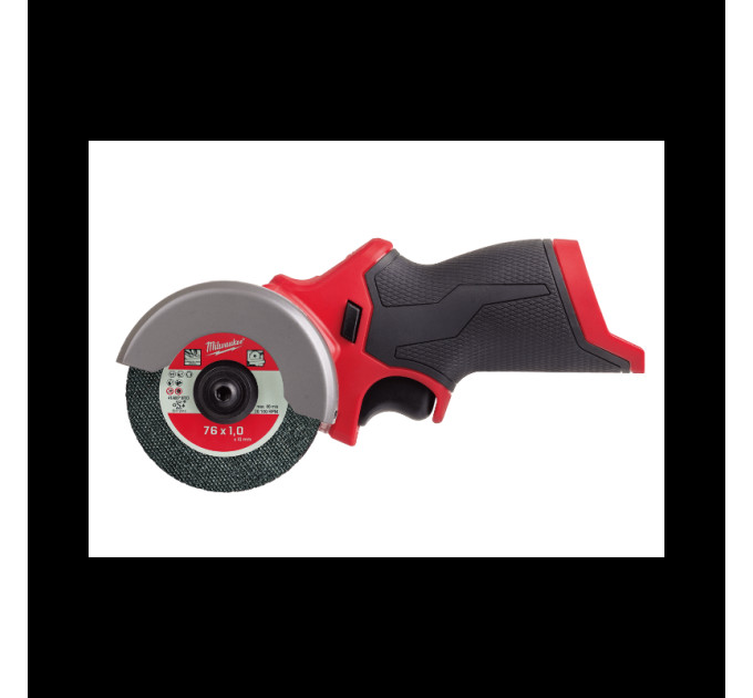 Пила дисковая универсальная аккумуляторная бесщёточная MILWAUKEE M12 FCOT-0, Ø76 (каркас)