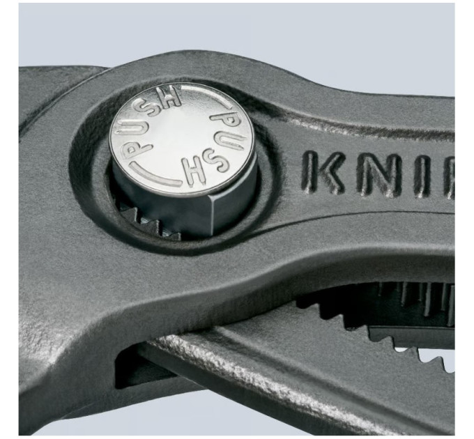 Клещи сантехнические переставные высокотехнологические Ø50мм Cobra KNIPEX 87 02 250, фосфатированные