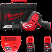 Пила сабельная аккумуляторная бесщеточная MILWAUKEE M12 CHZ-202C (ЗУ+2акк.Х2Ач+кейс)