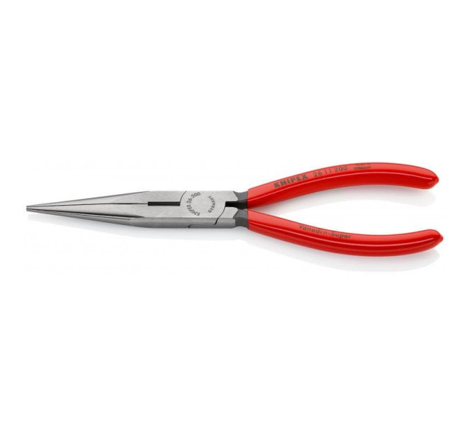 Круглогубцы плоские с режущими кромками Ø3,2мм, 200мм KNIPEX 26 11 200, фосфатированные