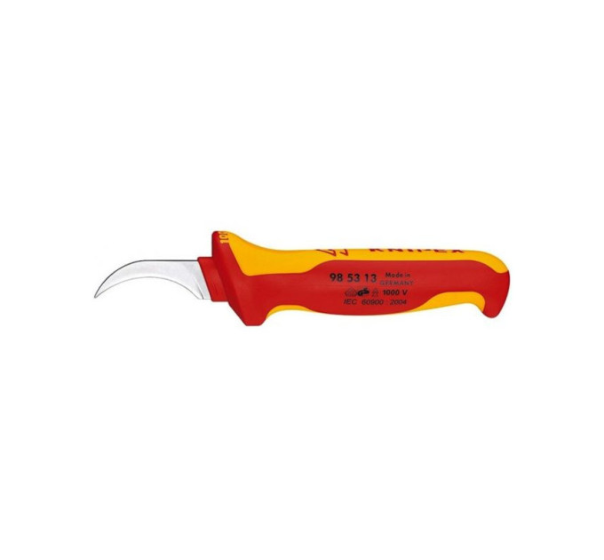 Нож для удаления оболочки кабеля с секторными жилами, 190мм KNIPEX 98 53 13