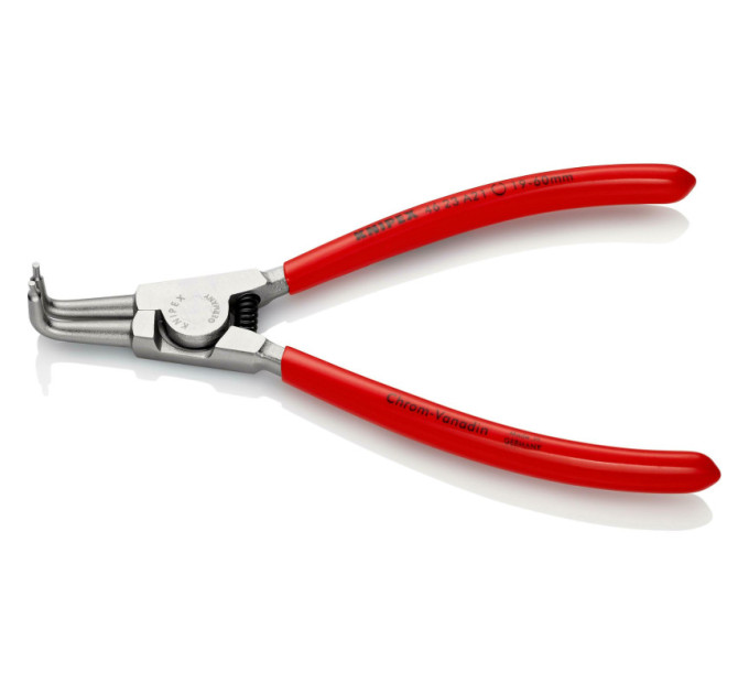 Щипцы для наружных стопорных колец загнутые 90°, Ø19-60мм KNIPEX 46 23 A21, Ø1,8мм