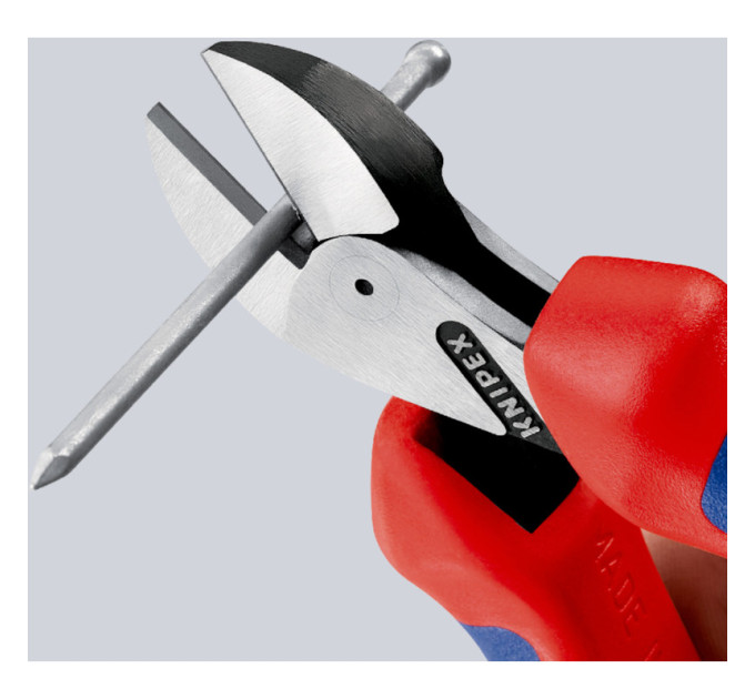 Кусачки боковые (бокорезы) компактные X-Cut, Ø12,0мм, 160мм KNIPEX 73 05 160 T BK, с страховкой,хром