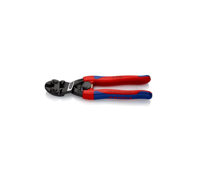 Болторез компактный согнутый под углом, Ø6,0мм CoBolt KNIPEX 71 22 200, фосфатированный