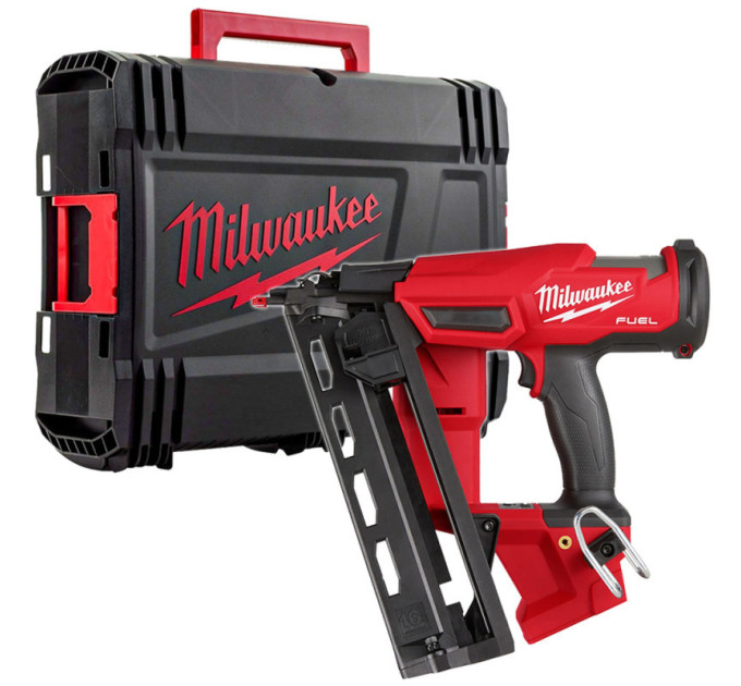 Пистолет гвоздезабивной аккумуляторный бесщёточный MILWAUKEE M18 FN16GA-0X (32-64мм)(каркас, HDкейс)