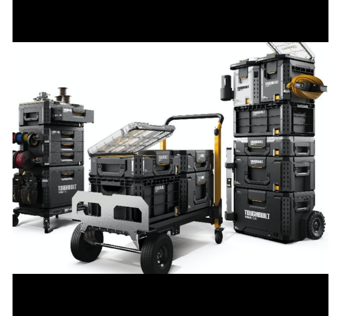 Набор ящиков для инструментов TOUGHBUILT TB-B1S3-B-70R StackTech (3шт)
