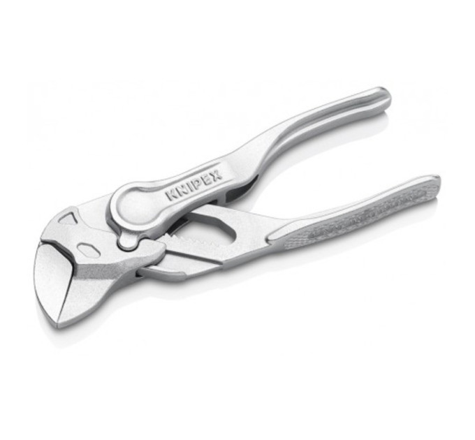 Клещи переставные-гаечный ключ, Ø21мм KNIPEX 86 04 100 XS, хромированные