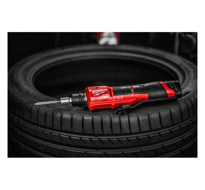 Машина прямошліфувальна акумуляторна безщіткова для обробки шин MILWAUKEE M12 FTB-0 (каркас)