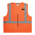 Жилет сигнальный Hi-Viz MILWAUKEE, оранжевый (4XL/5XL)