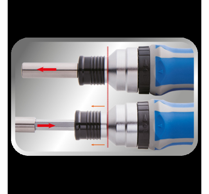 Набор отверток 16 в 1 (PH,PZ,SL,Hex,Torx) в тубусе