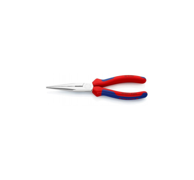 Круглогубцы плоские с режущей кромкой Ø3,2мм, 200мм KNIPEX 26 15 200. хромированные