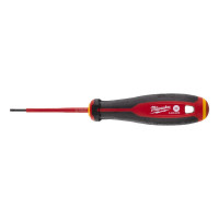 Отвертка трехгранная, изолированная VDE MILWAUKEE, SL 0,4х2,5х75мм