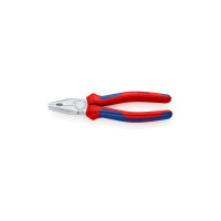 Пассатижи (плоскогубцы) комбинированные Ø13,0мм, 200мм KNIPEX 03 05 200, хромированные